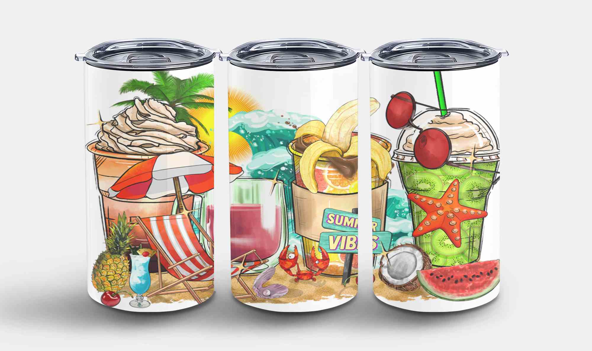 Summer Vibes Coffee Cups-10689